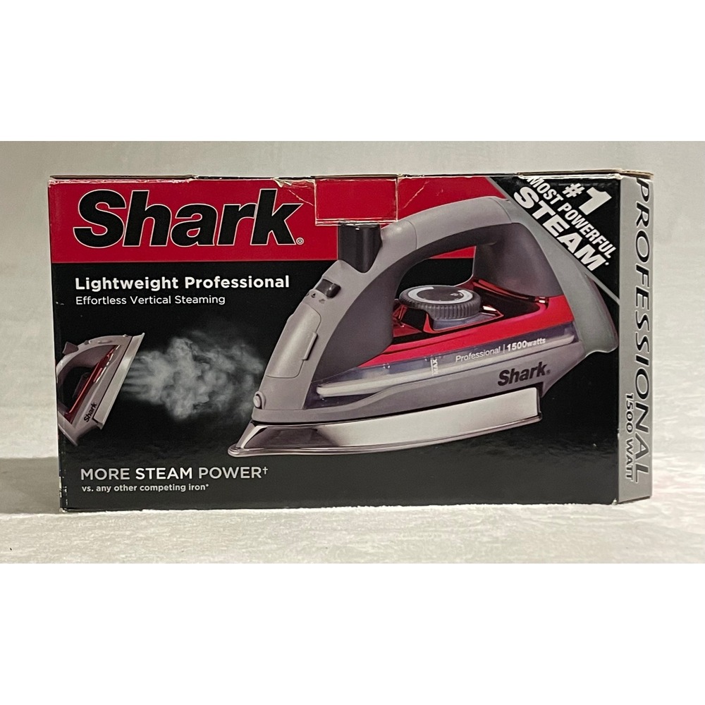 Shark Lightweight Professional 1500 Watt Steam Iron Stainless Steel Soleplate